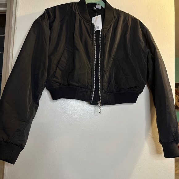 H&M Black Bomber Jacket - Picture 5 of 7
